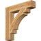 Ekena Millwork Merced Block Rough Sawn Bracket, Western Red Cedar, 6"W x 32"D x 32"H BKT06X32X32MRC05RWR - alternate 1